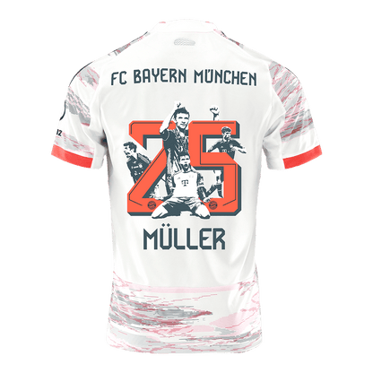 MÜLLER Special #25 Mens Bayern Munich Away Jersey 2025/26