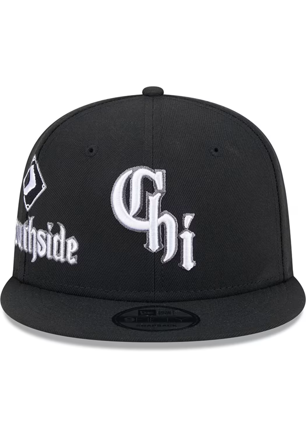 New Era Chicago White Sox City Connect Icon 9FIFTY Snapback Hat-Black