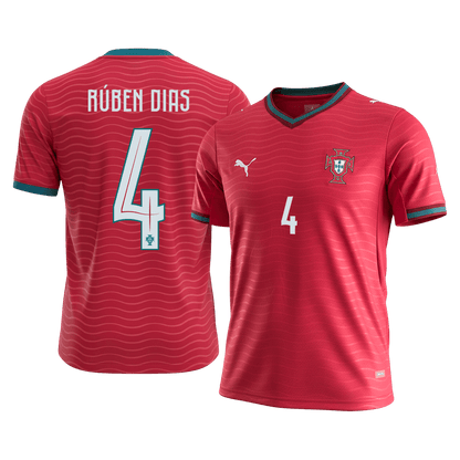RÚBEN DIAS #4 Mens Portugal World Cup Home Jersey 2026