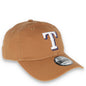 New Era Texas Rangers Core Classic 2.0 9TWENTY Adjustable Hat-Khaki