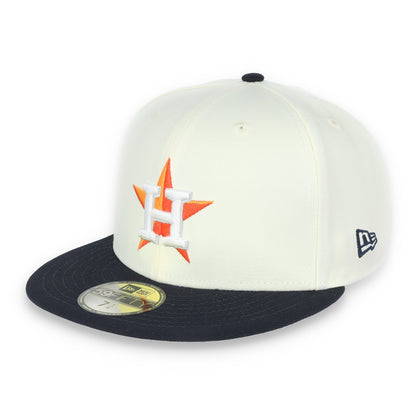 New Era Houston Astros Throwback 2017 World Series Patch 59FIFTY Fitted Ivory Hat