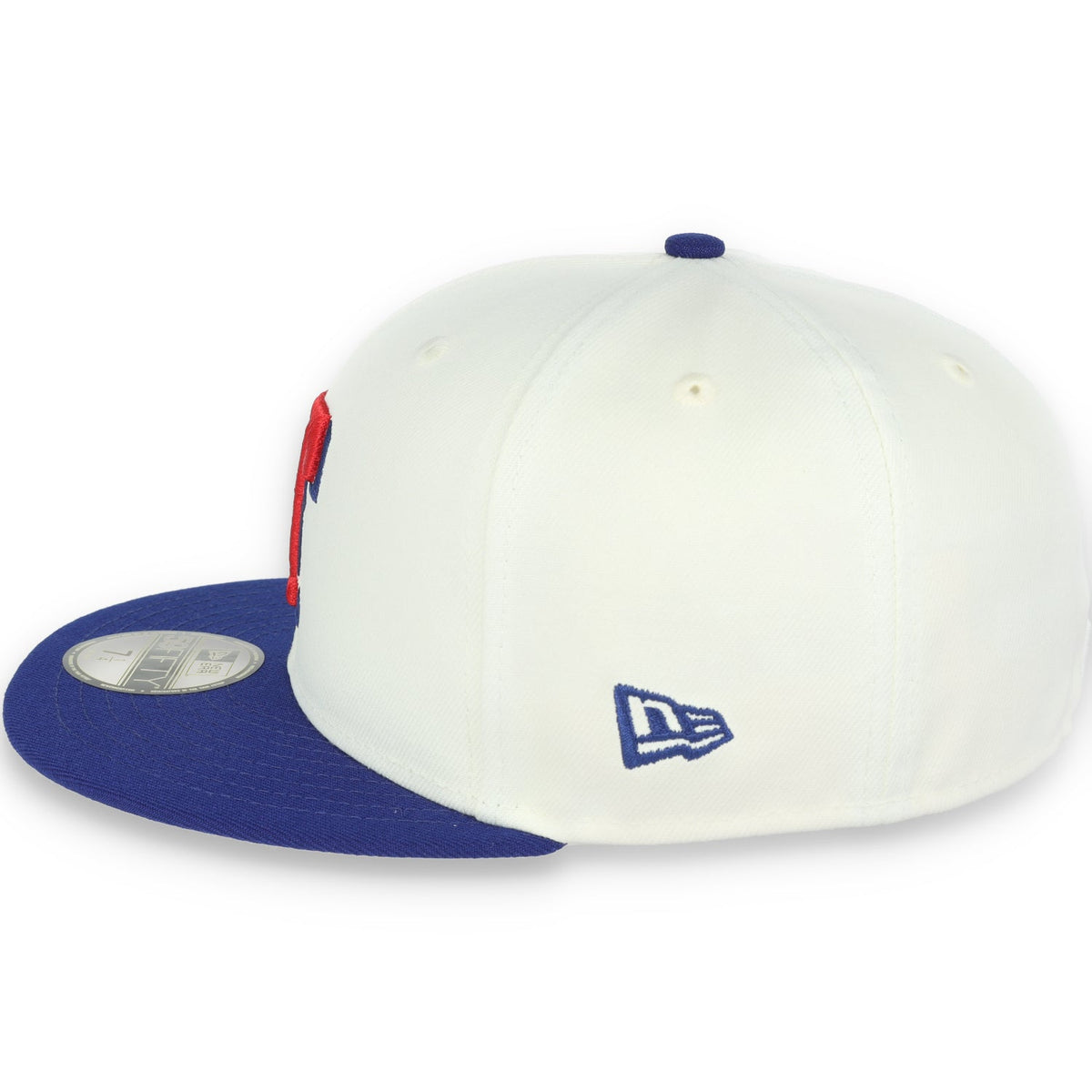 New Era Texas Rangers Throwback 2010 World Series Side Patch 59FIFTY Fitted Ivory Hat