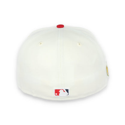New Era St Louis Cardinals Throwback 2011 World Series Patch 59FIFTY Fitted Ivory Hat