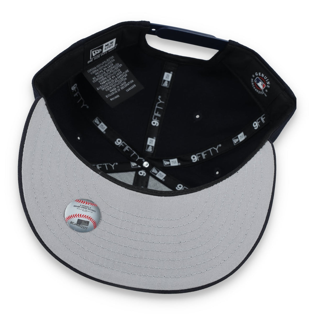 New Era Atlanta Braves On Field Alternative  9Fifty Snapback hat-NAVY/white