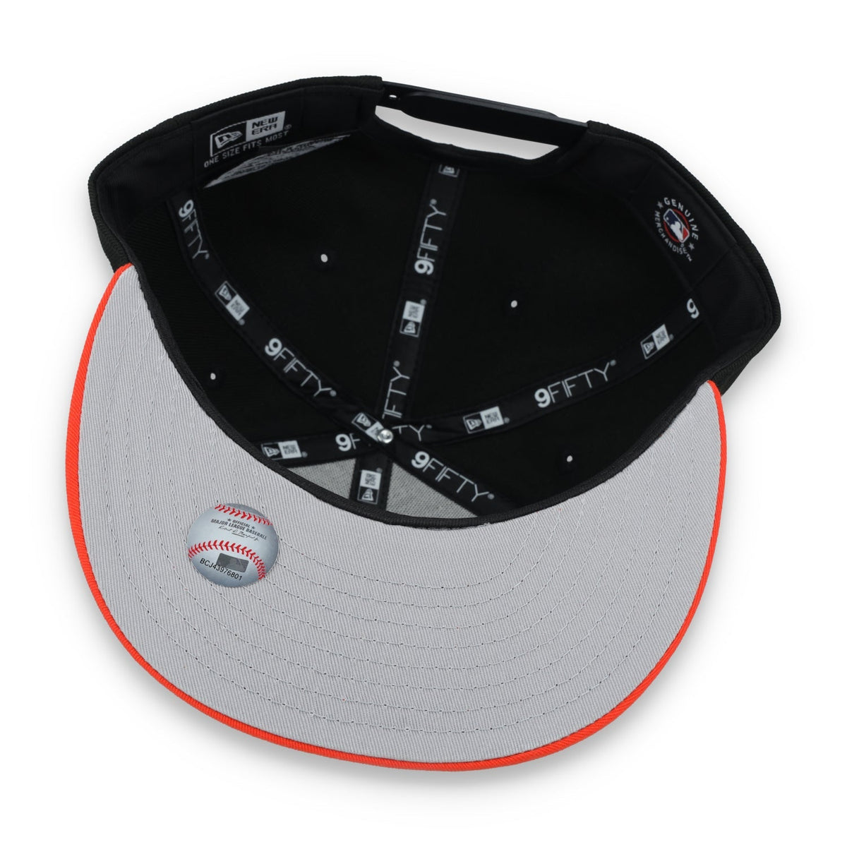 New Era Baltimore Orioles 9Fifty  Snapback Hat-Black-orange