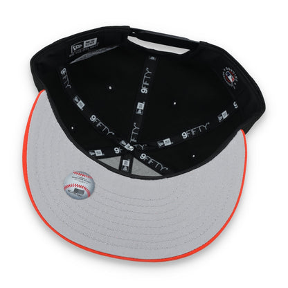 New Era Baltimore Orioles 9Fifty  Snapback Hat-Black-orange