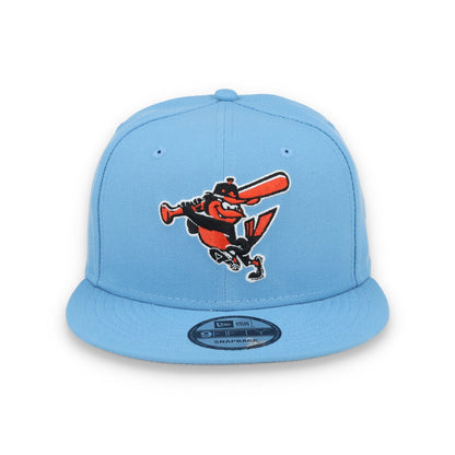New Era  Baltimore Orioles Cooperstown Evergreen 9FIFTY Snapback Hat - Sky Blue