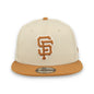 New Era San Francisco Giants Color Pack 9FIFTY Snapback Hat-Stone/Light Bronze