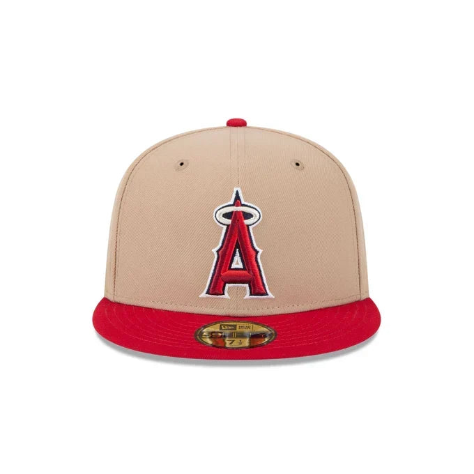 New Era Los Angeles Angels 59FIFTY Fitted Hat-Camel