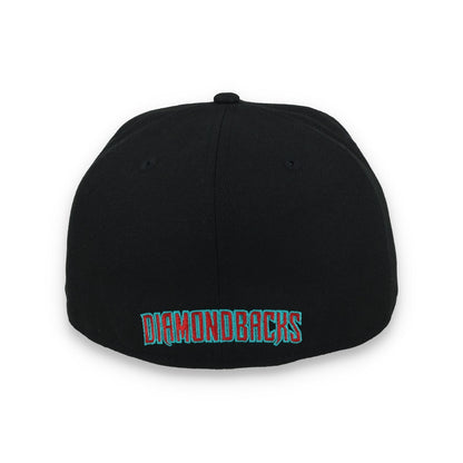 New Era Arizona Diamondbacks Overlap 59FIFTY Fitted Hat-Black