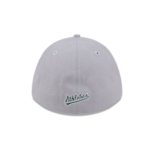 New Era Athletics 39THIRTY M-Crown Stretch Fit Hat-Gray