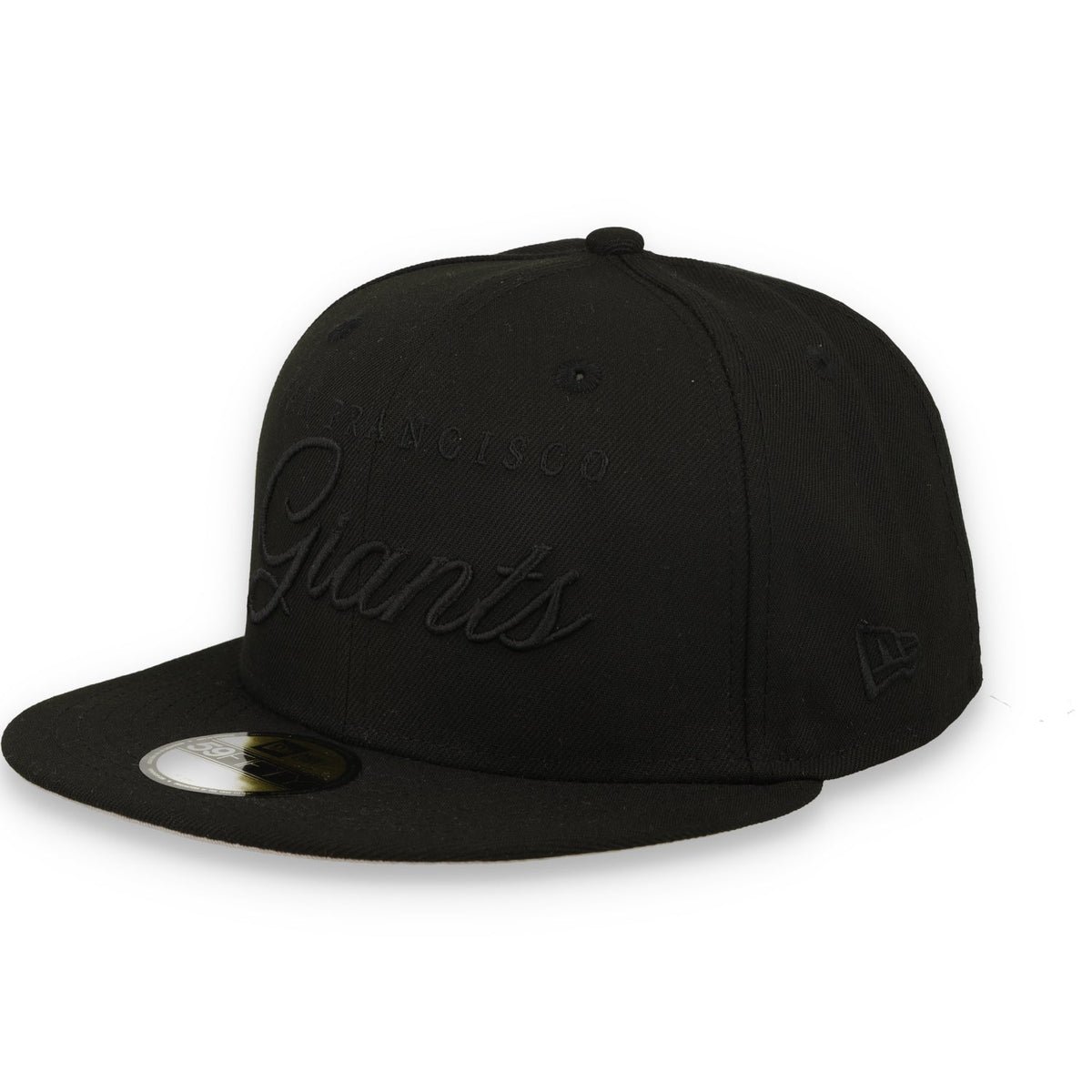 New Era San Francisco Giants Black Scripted 59FIFTY Fitted Hat