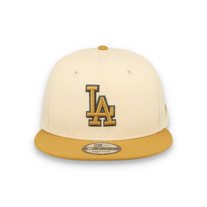 New Era Los Angeles Dodgers 2-Tone 9FIFTY Snapback Hat-Beige/Bronze