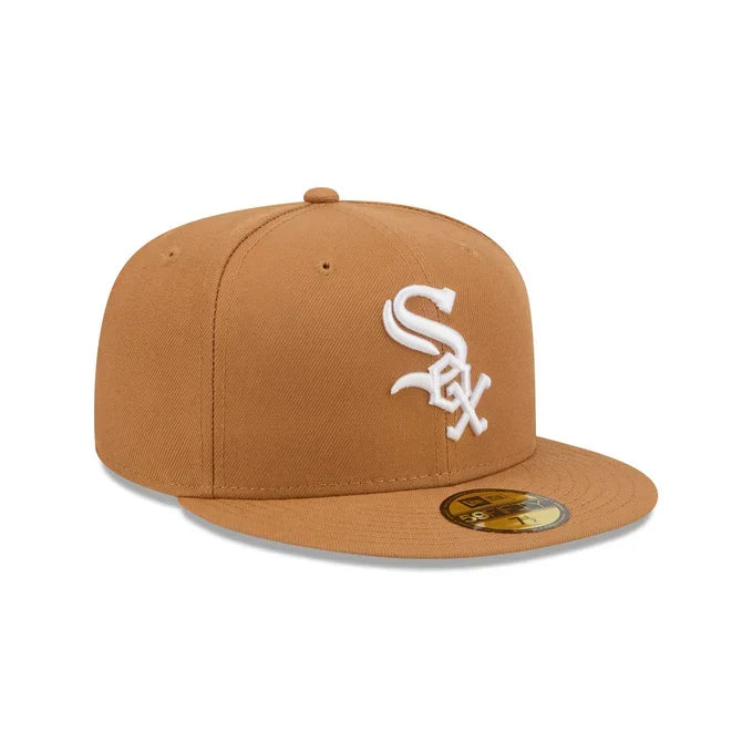 New Era Chicago White Basic 59FIFTY Fitted Hat-Bronze