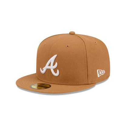 New Era Atlanta Braves Basic 59FIFTY Fitted Hat-Bronze