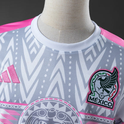 Mexico Jersey 2026 White Pink Special Football Kit