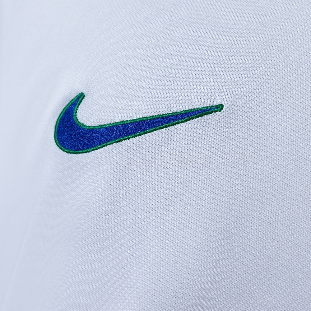 Brazil Away Jersey 1998 White Retro Football Kit Soccer Shirt