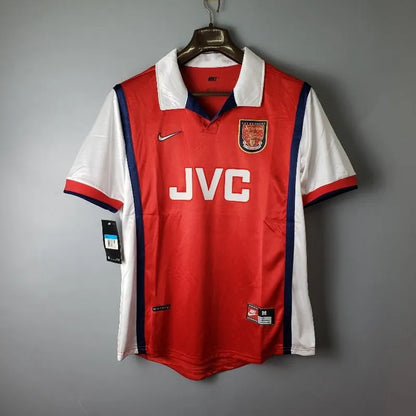 Arsenal Retro Jersey 1998 Home Football Jersey Soccer Shirt