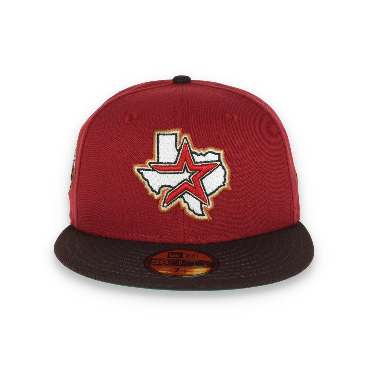 New Era Houston Astros 45th Anniversary Patch 59FIFTY-BURNT RED/BROWN