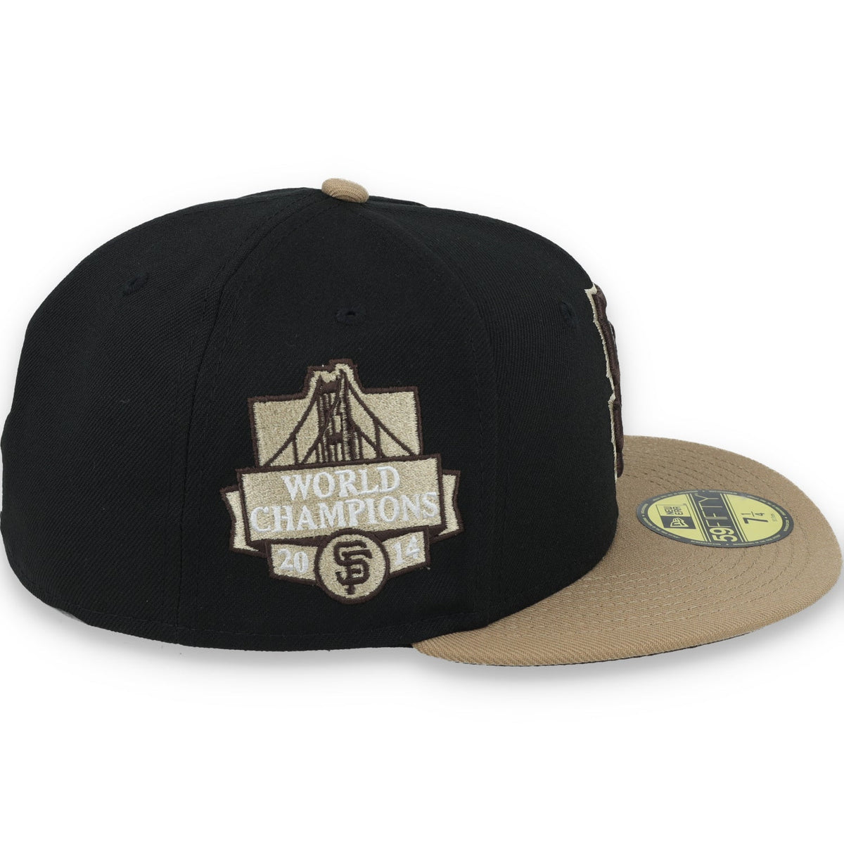 New Era San Francisco Giants 2014 World Series Side Patch 59IFTY Fitted Hat-Black