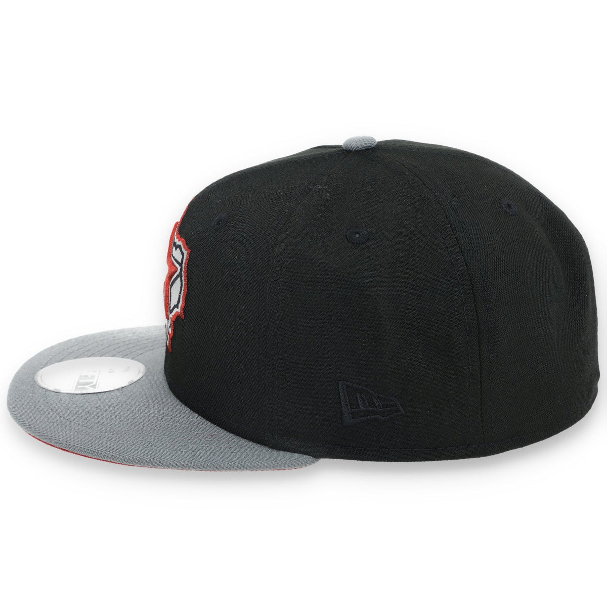 New Era Houston Astros 45th Anniversary Side Patch Metallic 59FIFTY Fitted Hat- Black/Grey/Red