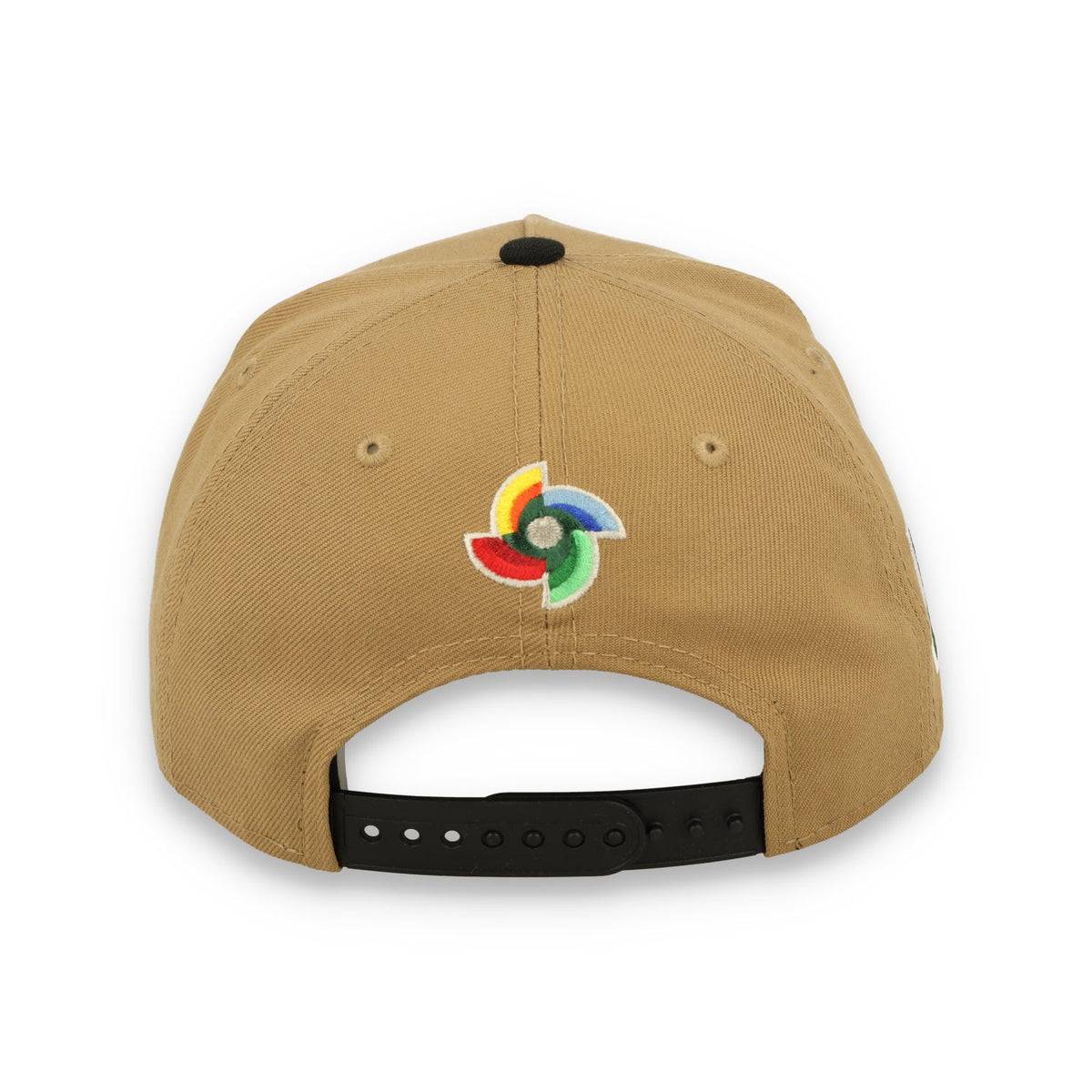 New Era Mexico WBC  9FORTY A-Frame Snapback Hat-Khaki/Black