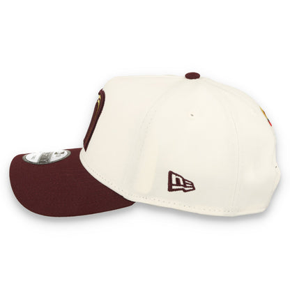 New Era Mexico WBC 9FORTY A-Frame Snapback Hat-White/Maroon
