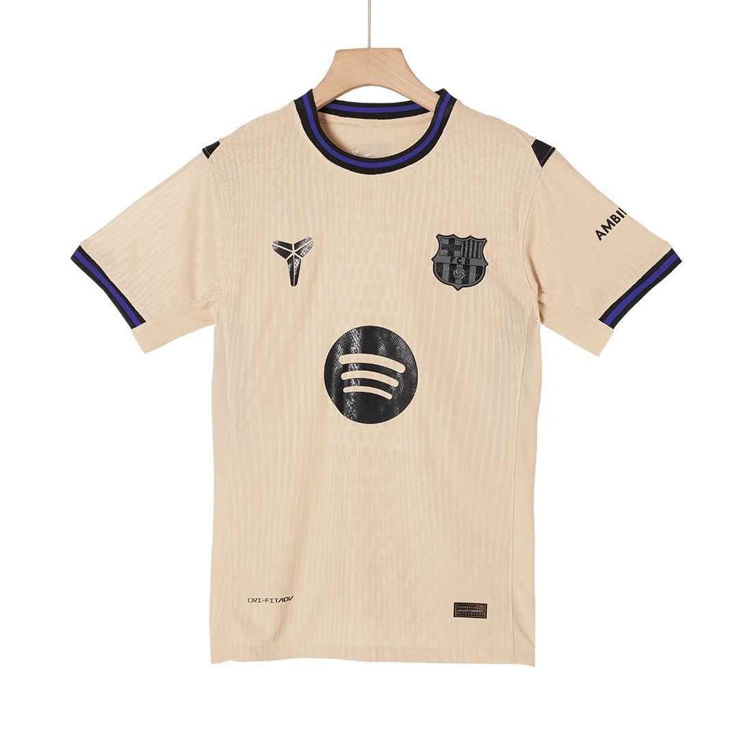 F.DE JONG #21 Mens Barcelona Away Jersey 2025/26 UCL - Player Version (Slim Fit)