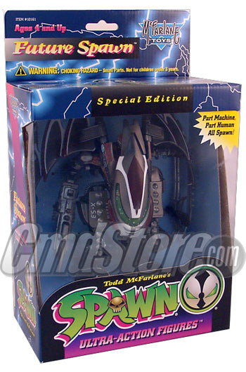 FUTURE SPAWN W/Numbers on Window Repaint 6" Action Figure SPAWN COLLECTOR'S CLUB EXCLUSIVE Spawn McFarlane Toy (SHelf Wear Packaging)