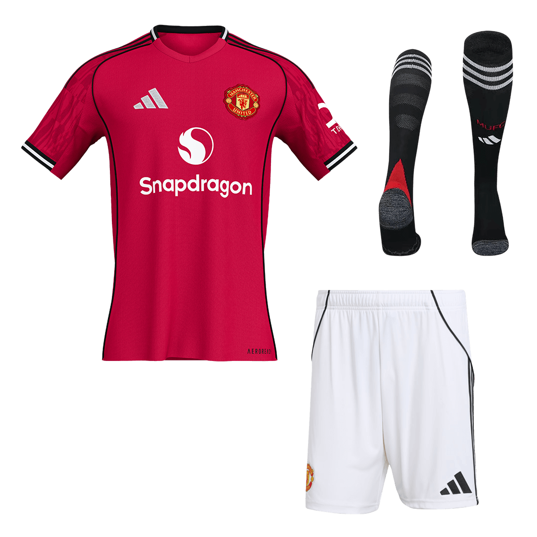 Men's Manchester United Home Full Kit 2025/26 [PREMIUM]