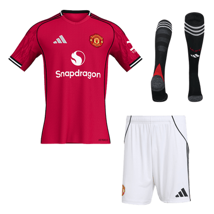 Men's Manchester United Home Full Kit 2025/26 [PREMIUM]