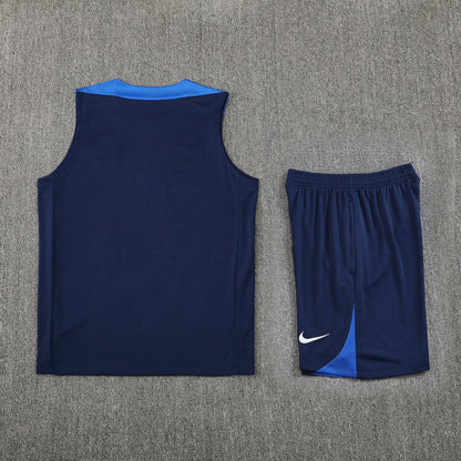 PSG Vest Set Training Tracksuits 25/26 Football Kit Soccer Jersey