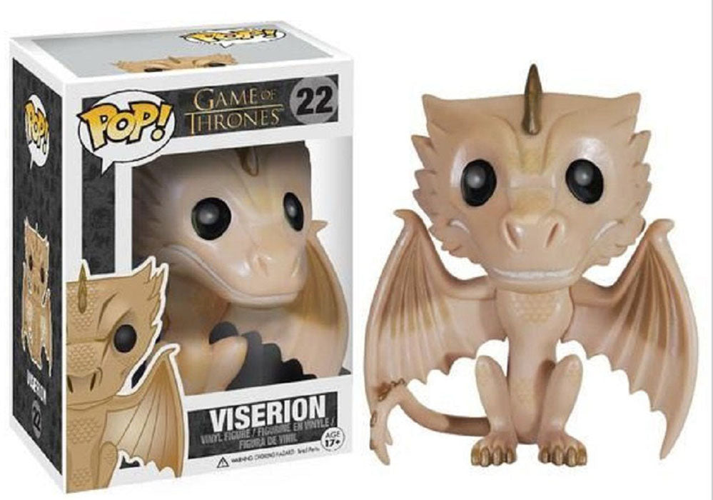 Pop Television 3.75 Inch Action Figure Game Of Thrones - Viserion #22 (Sub-Standard Packaging)