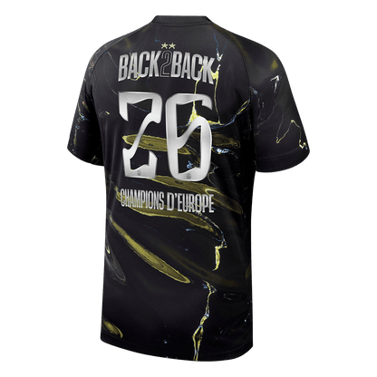 Champions of Europe #26 Mens PSG Jersey 2025/26