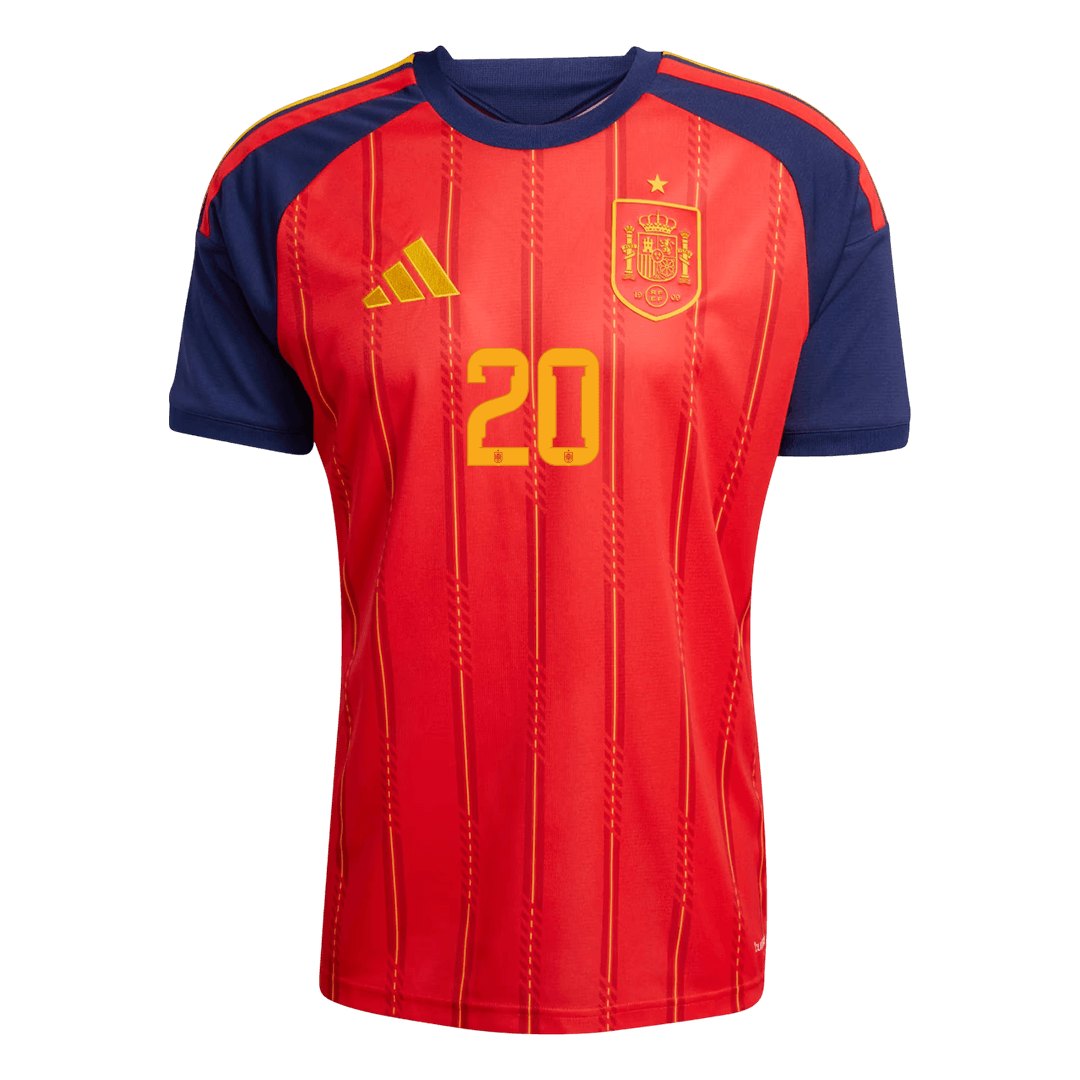 PEDRI #20 Mens Spain World Cup Home Jersey 2026 [PREMIUM]