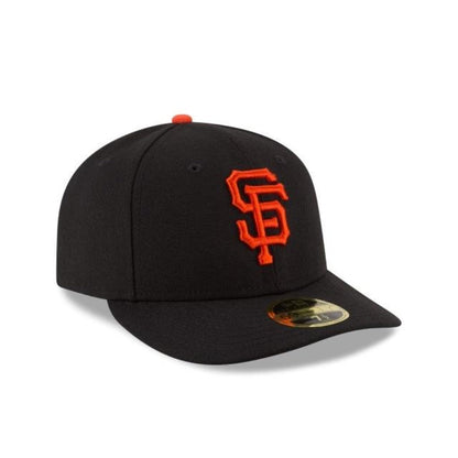 SAN FRANCISCO GIANTS ALTERNATE COLLECTION 59FIFTY FITTED-ON-FIELD COLLECTION LOW Profile -BLACK/black/orange