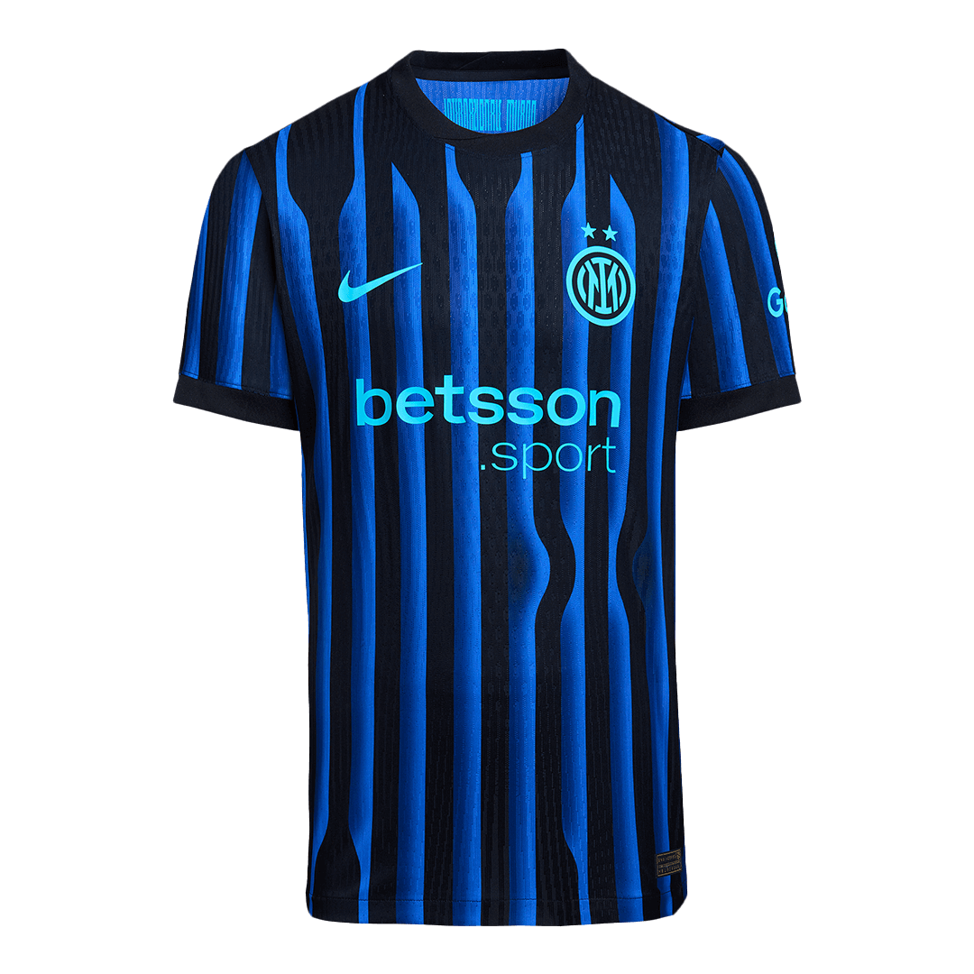 DUMFRIES #2 Mens Inter Milan Home Jersey 2025/26 - Player Version (Slim Fit)