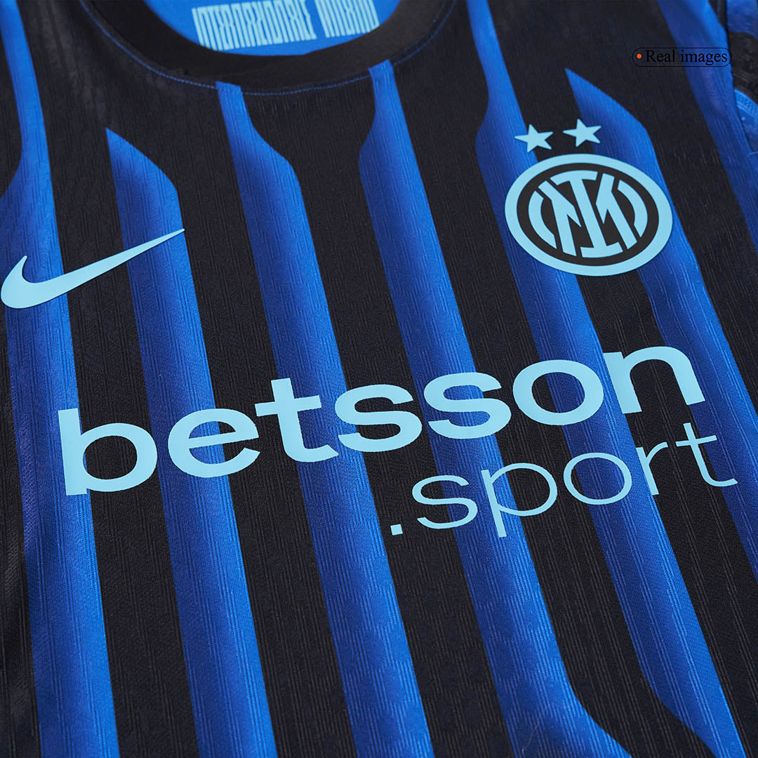 Mens Inter Milan Home Jersey 2025/26 - Player Version (Slim Fit)