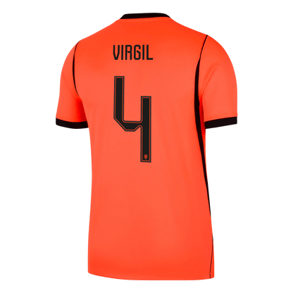 VIRGIL #4 Mens Netherlands World Cup Home Jersey 2026