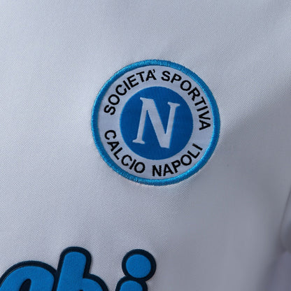 Napoli Away Jersey 1998-99 Retro Long Sleeves Football Kit Soccer Shirt