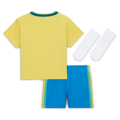 Nike Baby/Toddler Unisex Brazil Stadium Home Jordan Soccer Replica 3-Piece Kit
