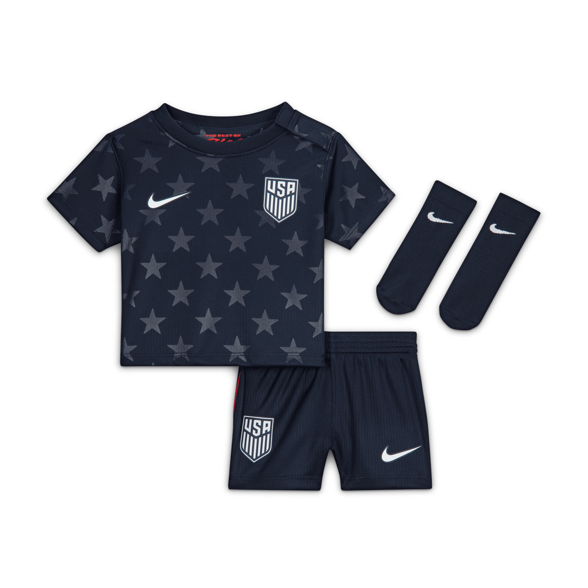 Nike Baby/Toddler Unisex USMNT 2026 Stadium Away Soccer Replica 3-Piece Kit