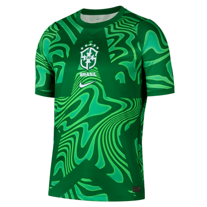 Nike Brazil 2026 Stadium Goalkeeper Men's Nike Dri-FIT Soccer Replica Short-Sleeve Jersey