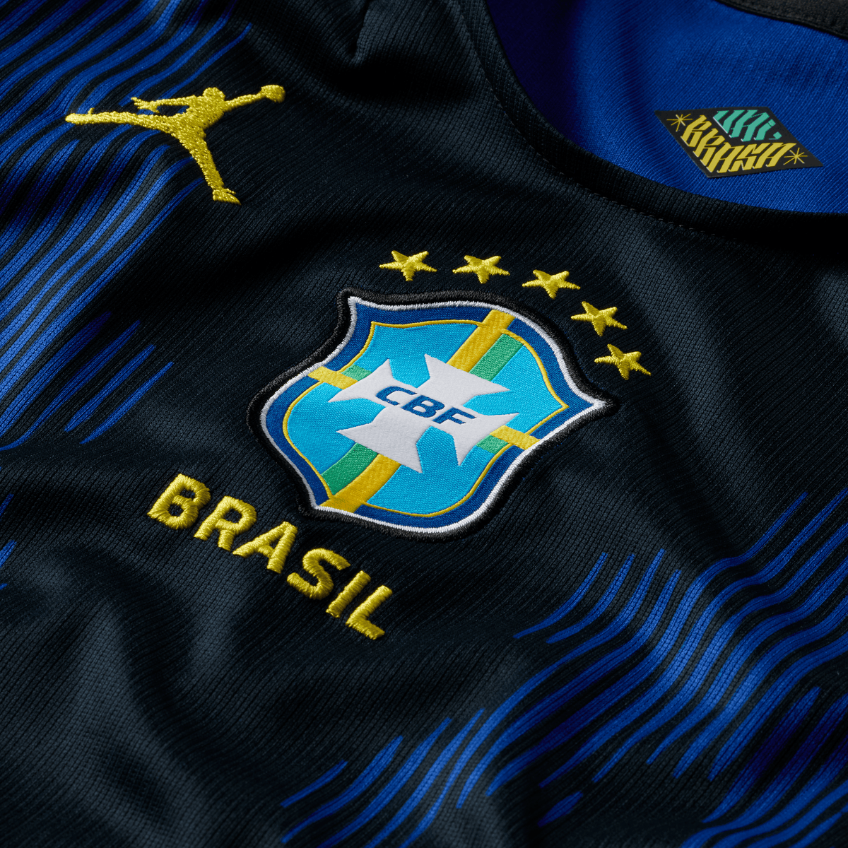 Nike Brazil Big Kids' Jordan Stadium Away Dri-FIT Soccer Replica Jersey 2026