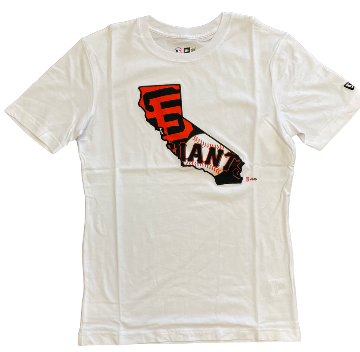 New Era San Francisco Giants State Map T-Shirt- White