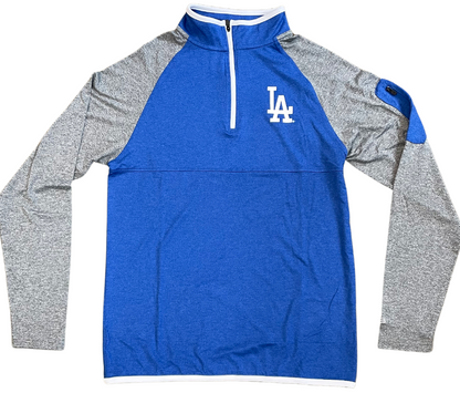 New Era Men's Los Angeles Dodgers Quarter-Zip Training Hoodie