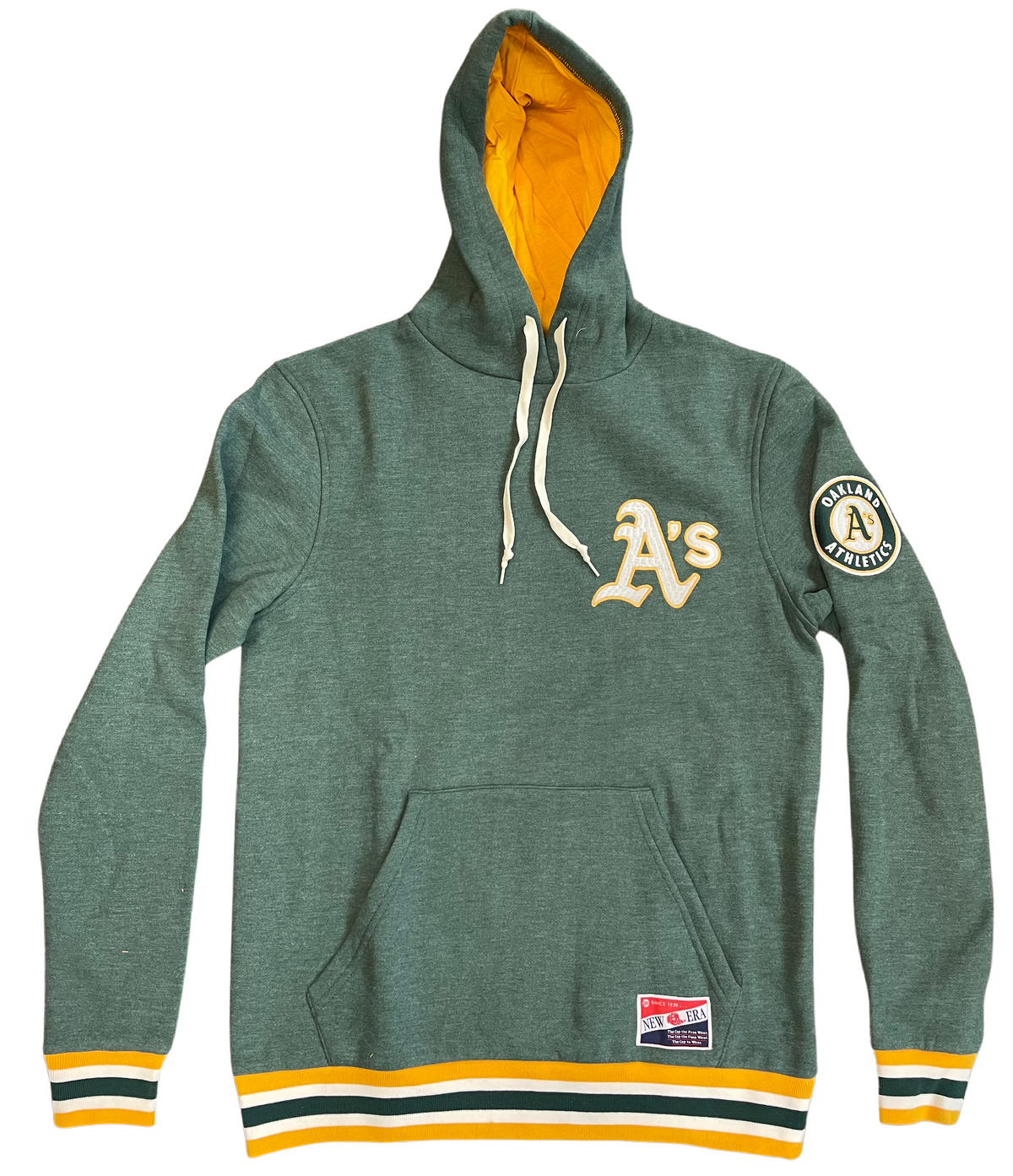 New Era Men's Oakland Athletics Est 1968 Throwback Hoodie