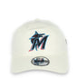 New Era Miami Marlins Core Classic 2.0 9Twenty Adjustable Hat-Ivory