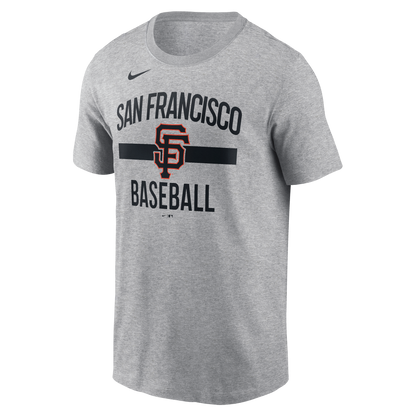 Nike San Francisco Giants Arched T-Shirt-Heather Gray
