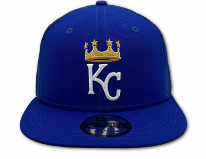 NEW ERA KANSAS CITY ROYALS CLASSIC TRUCKER C1 9FIFTY SNAPBACK HAT